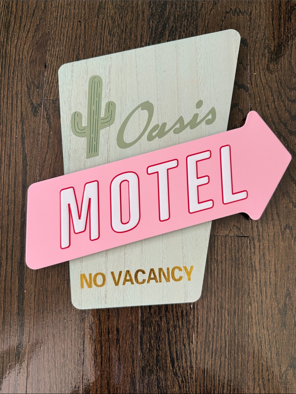 Retro Oasis MOTEL No Vacancy Wall Sign - Target